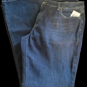 Michael Kors Blue Bootcut Jeans Stella Wash Womens 12